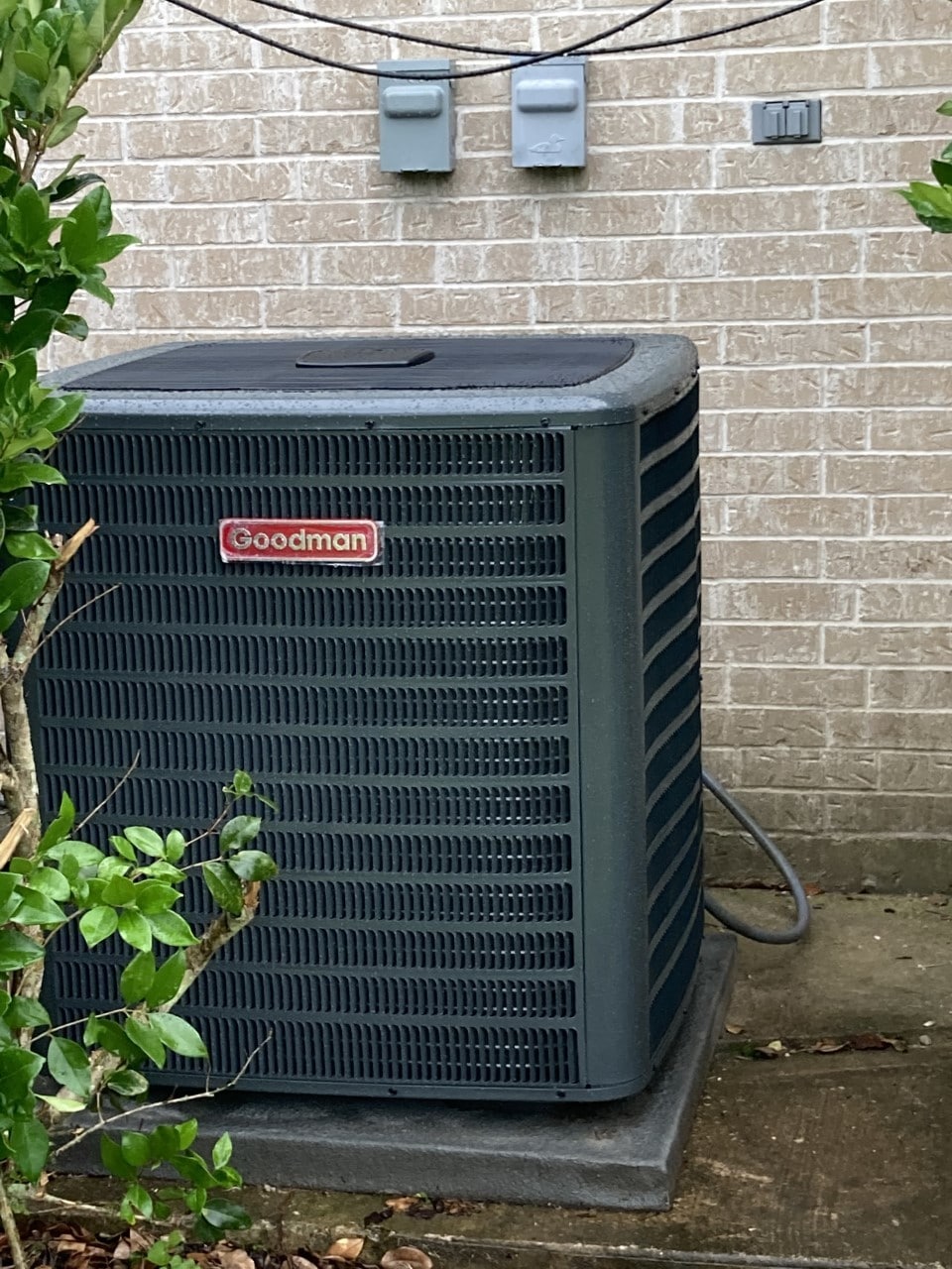 Air Conditioner Installed Outside a Building